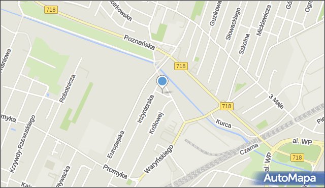 Pruszków, Instalatorów, mapa Pruszków