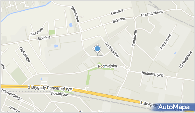 Wejherowo, Inżynierska, mapa Wejherowo