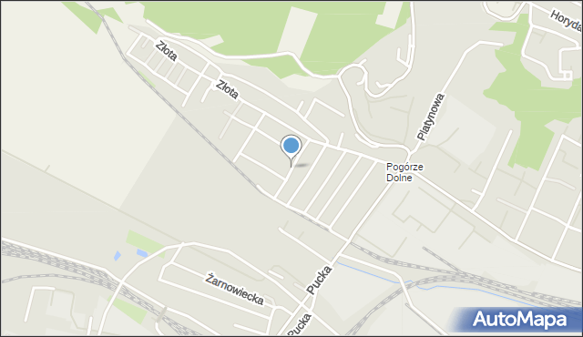 Gdynia, Irydowa, mapa Gdyni