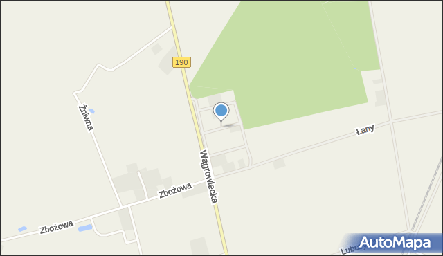 Kobylec gmina Wągrowiec, Irysowa, mapa Kobylec gmina Wągrowiec