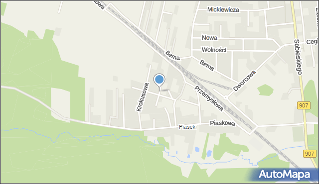 Koszęcin powiat lubliniecki, Irysowa, mapa Koszęcin powiat lubliniecki