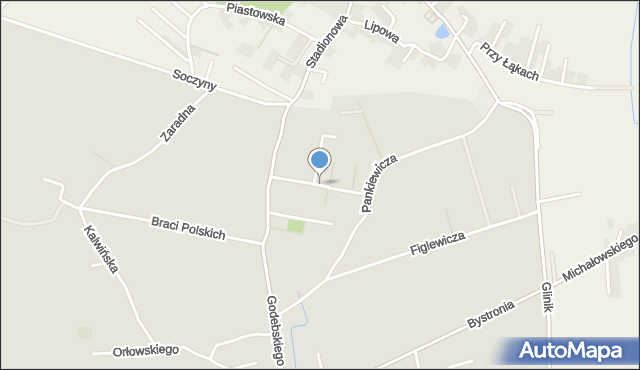 Kraków, Irzykowskiego Karola, mapa Krakowa