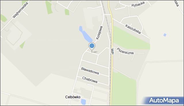 Puck, Irysowa, mapa Puck