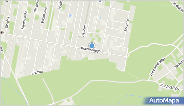 Hornówek gmina Izabelin, IV Poprzeczna, mapa Hornówek gmina Izabelin