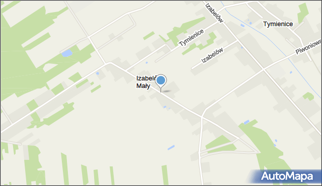 Izabelów Mały, Izabelów Mały, mapa Izabelów Mały