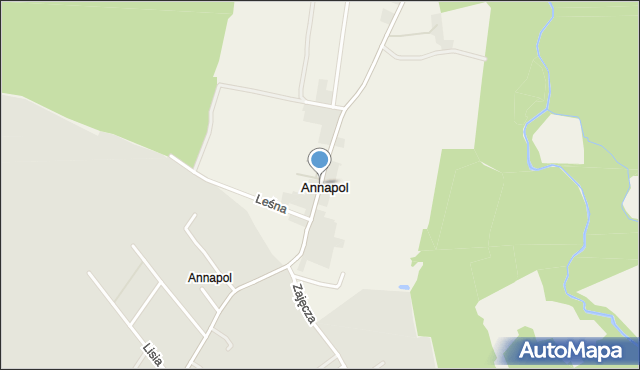 Annapol, Jarocińska, mapa Annapol