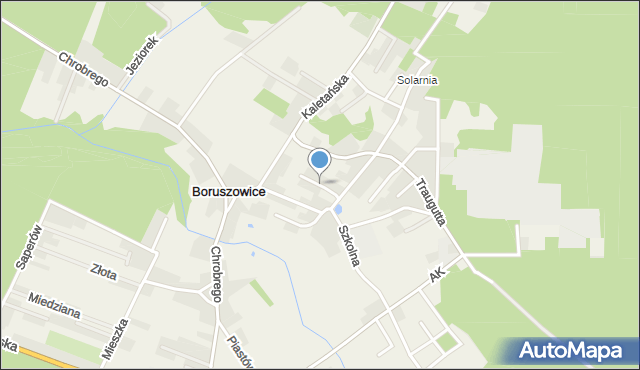 Boruszowice, Jasna, mapa Boruszowice