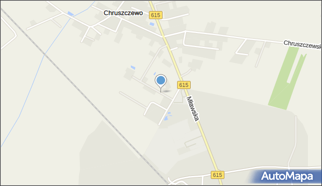 Chruszczewo, Jaspisowa, mapa Chruszczewo