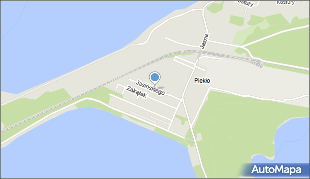 Dąbrowa Górnicza, Jasińskiego Tadeusza, mapa Dąbrowa Górnicza