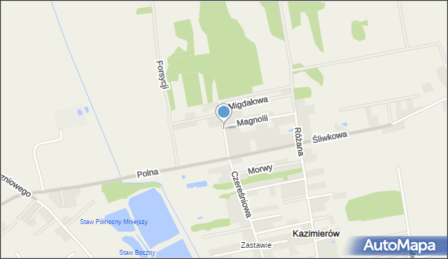 Długa Kościelna, Jaśminowa, mapa Długa Kościelna