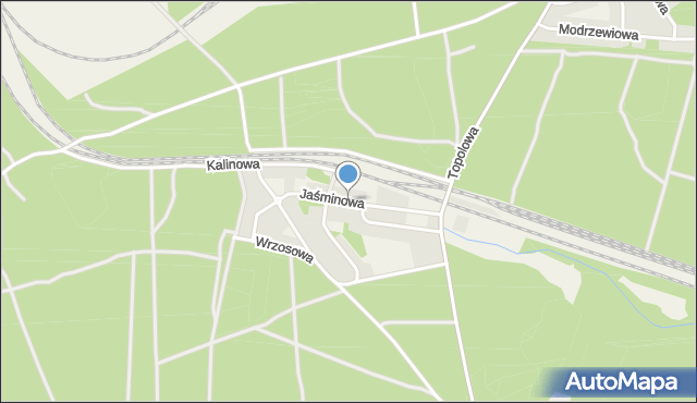Dolaszewo, Jaśminowa, mapa Dolaszewo