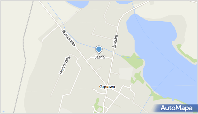 Gąsawa, Jasna, mapa Gąsawa