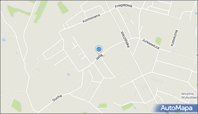 Gdynia, Jana Kazimierza, mapa Gdyni