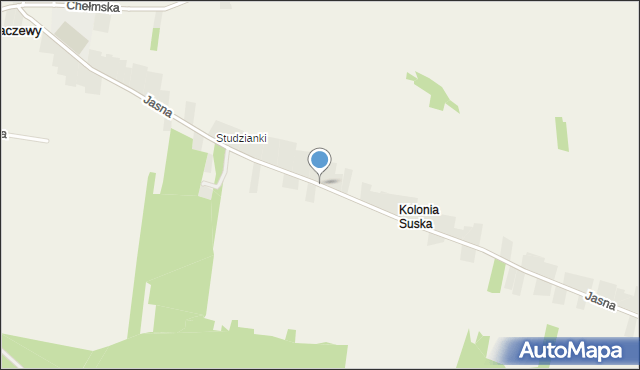 Gołaczewy, Jasna, mapa Gołaczewy