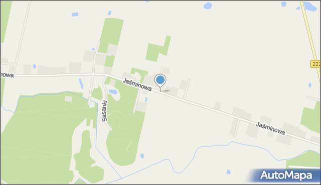 Gołębiewo Wielkie, Jaśminowa, mapa Gołębiewo Wielkie