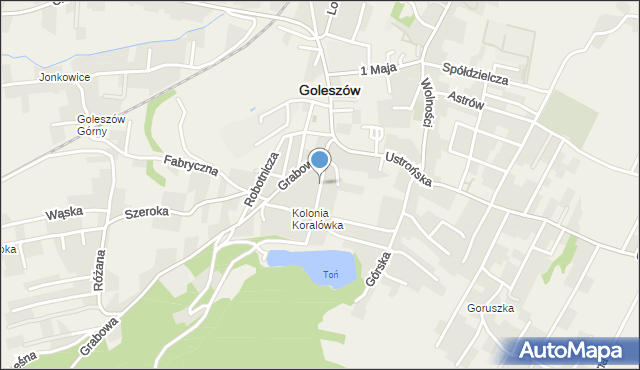Goleszów powiat cieszyński, Jasna, mapa Goleszów powiat cieszyński