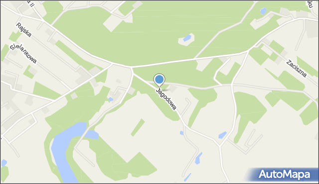 Gołubie, Jagodowa, mapa Gołubie