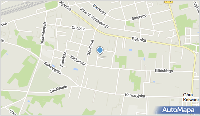 Góra Kalwaria, Jaśminowa, mapa Góra Kalwaria