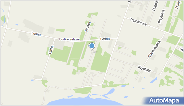 Gulczewo gmina Wyszków, Jagodowa, mapa Gulczewo gmina Wyszków