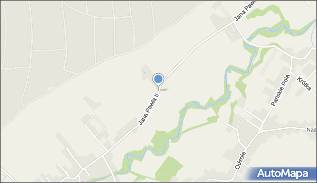 Hecznarowice, Jana Pawła II, mapa Hecznarowice