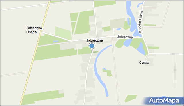 Jabłeczna, Jabłeczna, mapa Jabłeczna