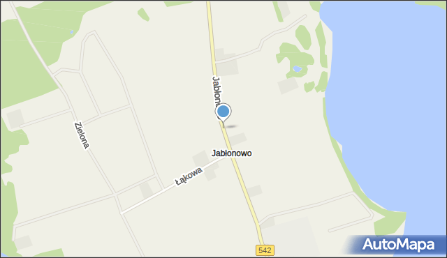 Jabłonowo gmina Dąbrówno, Jabłonowo, mapa Jabłonowo gmina Dąbrówno