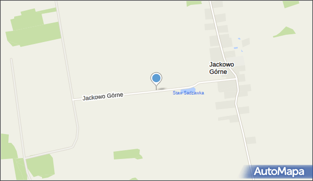 Jackowo Górne, Jackowo Górne, mapa Jackowo Górne