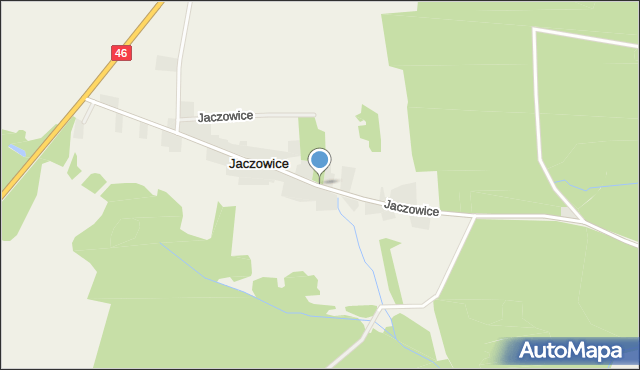 Jaczowice, Jaczowice, mapa Jaczowice