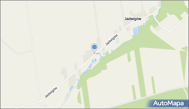 Jadwigów gmina Promna, Jadwigów, mapa Jadwigów gmina Promna