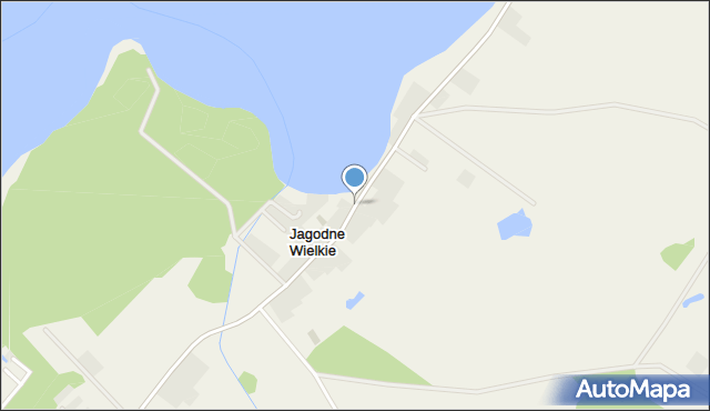 Jagodne Wielkie, Jagodne Wielkie, mapa Jagodne Wielkie