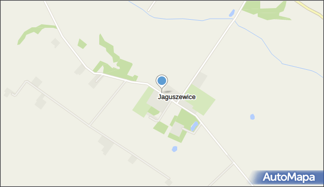 Jaguszewice, Jaguszewice, mapa Jaguszewice