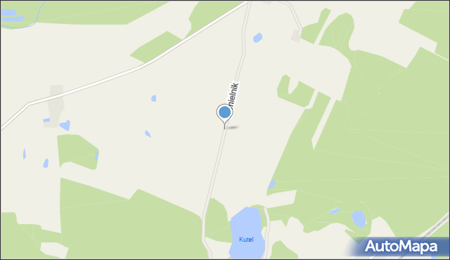 Jamielnik gmina Bratian, Jamielnik, mapa Jamielnik gmina Bratian