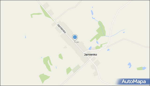Jamienko, Jamienko, mapa Jamienko