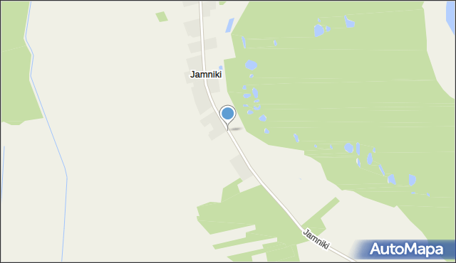 Jamniki, Jamniki, mapa Jamniki