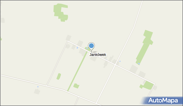 Jankówek gmina Rokiciny, Jankówek, mapa Jankówek gmina Rokiciny