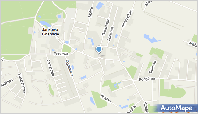 Jankowo Gdańskie, Jankowska, mapa Jankowo Gdańskie