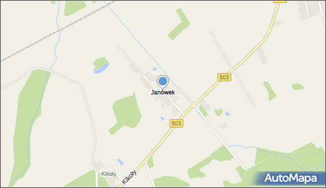 Janówek gmina Tolkmicko, Janówek, mapa Janówek gmina Tolkmicko