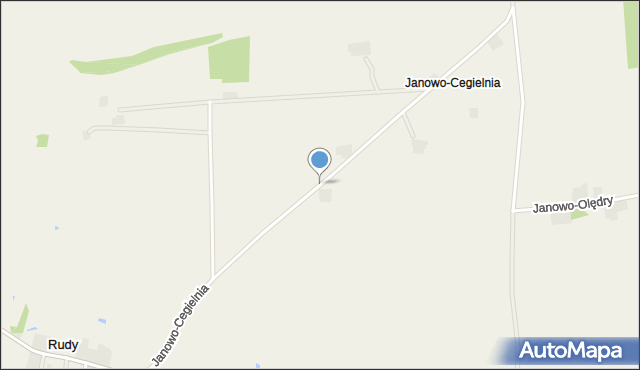 Janowo-Cegielnia, Janowo-Cegielnia, mapa Janowo-Cegielnia