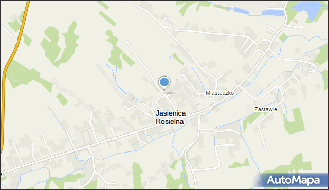 Jasienica Rosielna, Jasienica Rosielna, mapa Jasienica Rosielna