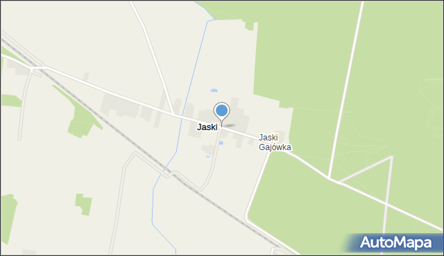 Jaski gmina Radzyń Podlaski, Jaski, mapa Jaski gmina Radzyń Podlaski