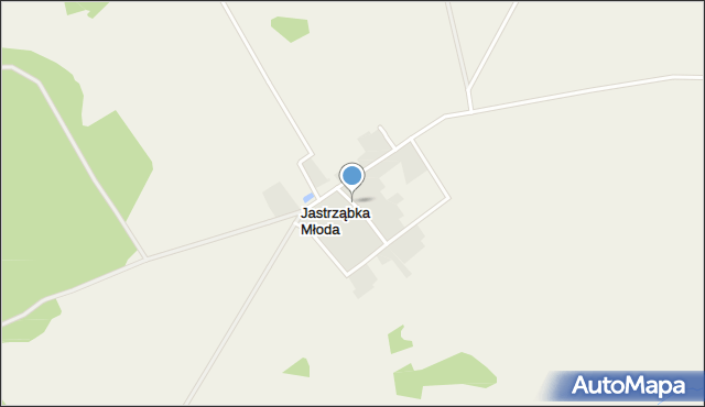 Jastrząbka Młoda, Jastrząbka Młoda, mapa Jastrząbka Młoda