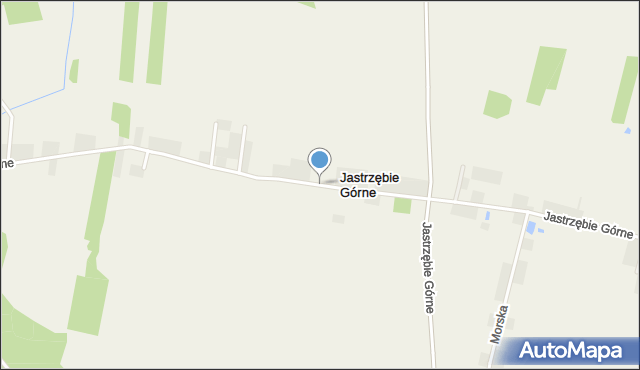 Jastrzębie Górne, Jastrzębie Górne, mapa Jastrzębie Górne