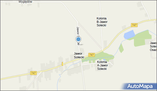 Jawor Solecki, Jawor Solecki, mapa Jawor Solecki