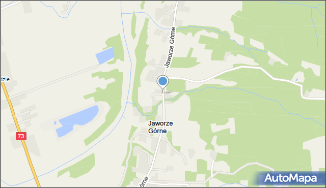 Jaworze Górne, Jaworze Górne, mapa Jaworze Górne