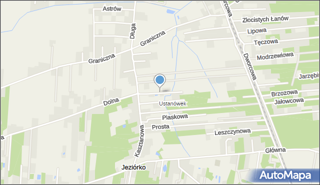 Jeziórko gmina Prażmów, Jaśminowa, mapa Jeziórko gmina Prażmów