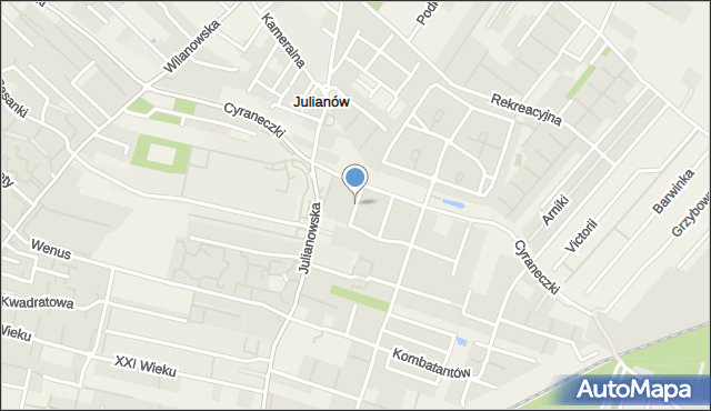 Julianów gmina Piaseczno, Jaskółki, mapa Julianów gmina Piaseczno