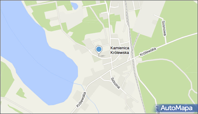 Kamienica Królewska, Jana Pawła II, mapa Kamienica Królewska