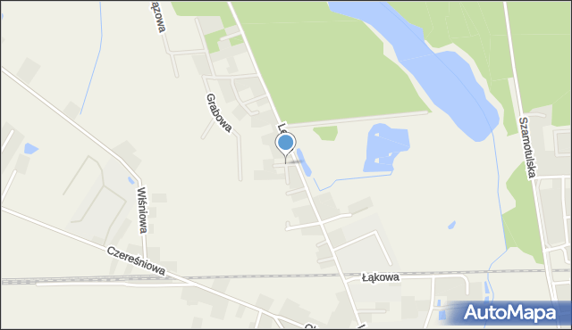 Kaźmierz, Jagodowa, mapa Kaźmierz