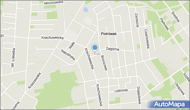 Kobyłka, Jabłonkowska, mapa Kobyłka
