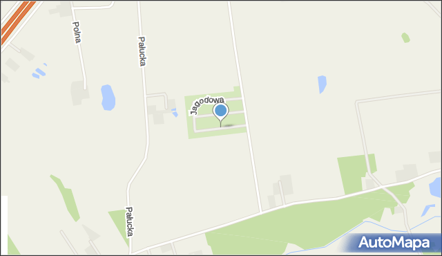 Kołaczkowo gmina Szubin, Jagodowa, mapa Kołaczkowo gmina Szubin